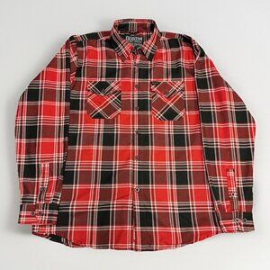 Dixxon x Snap On Tools Flannel Shirt Men's L Limited‎ Edition Red Black White